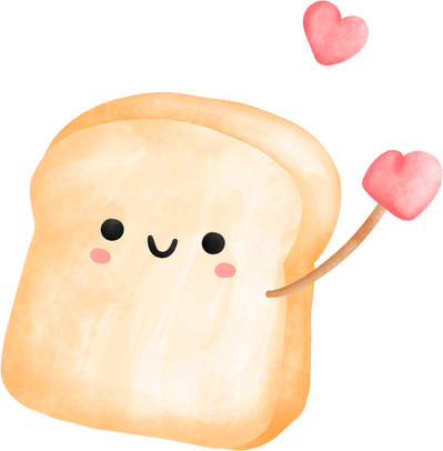 smiling bread icon