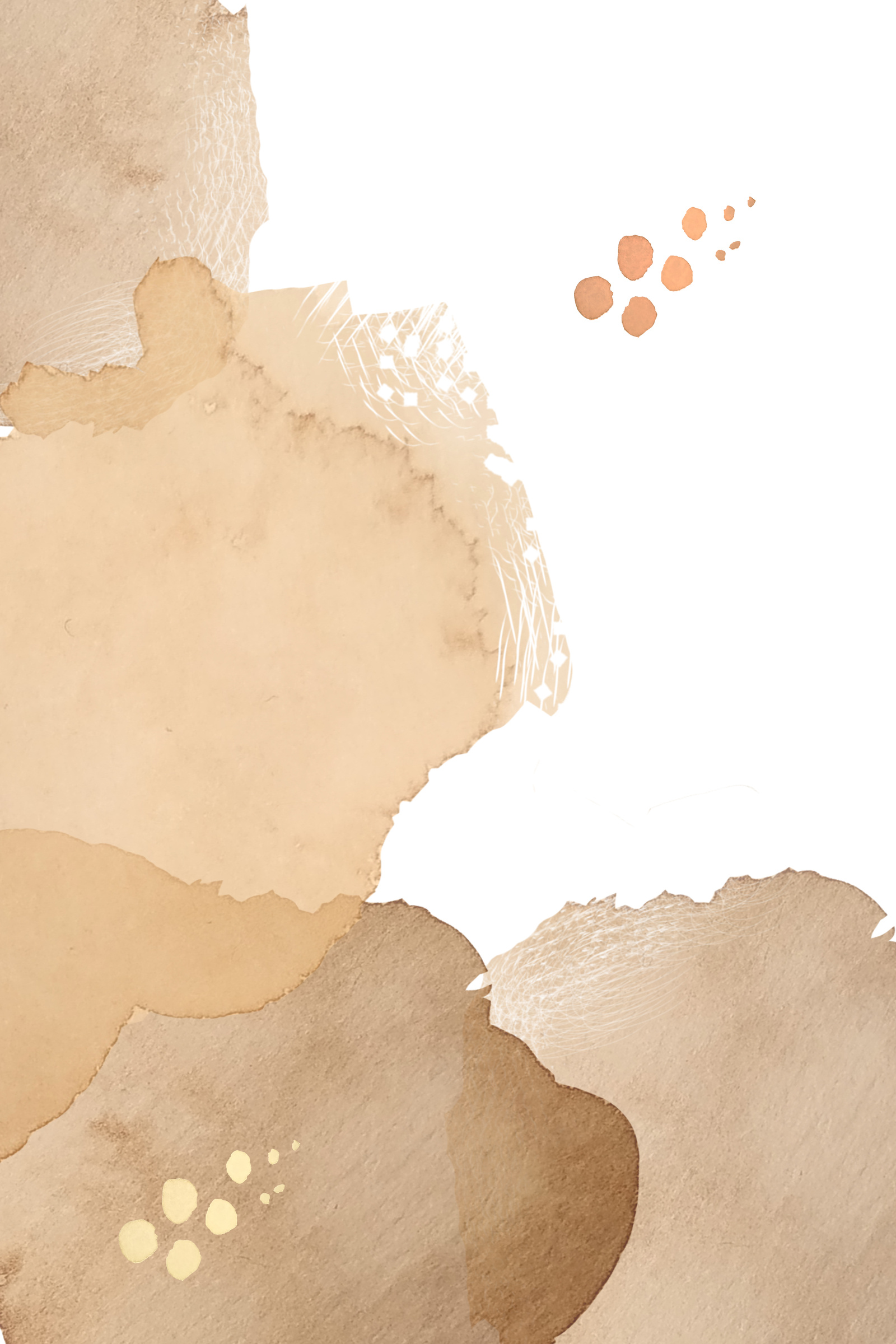 Abstract Coffee Stains Background